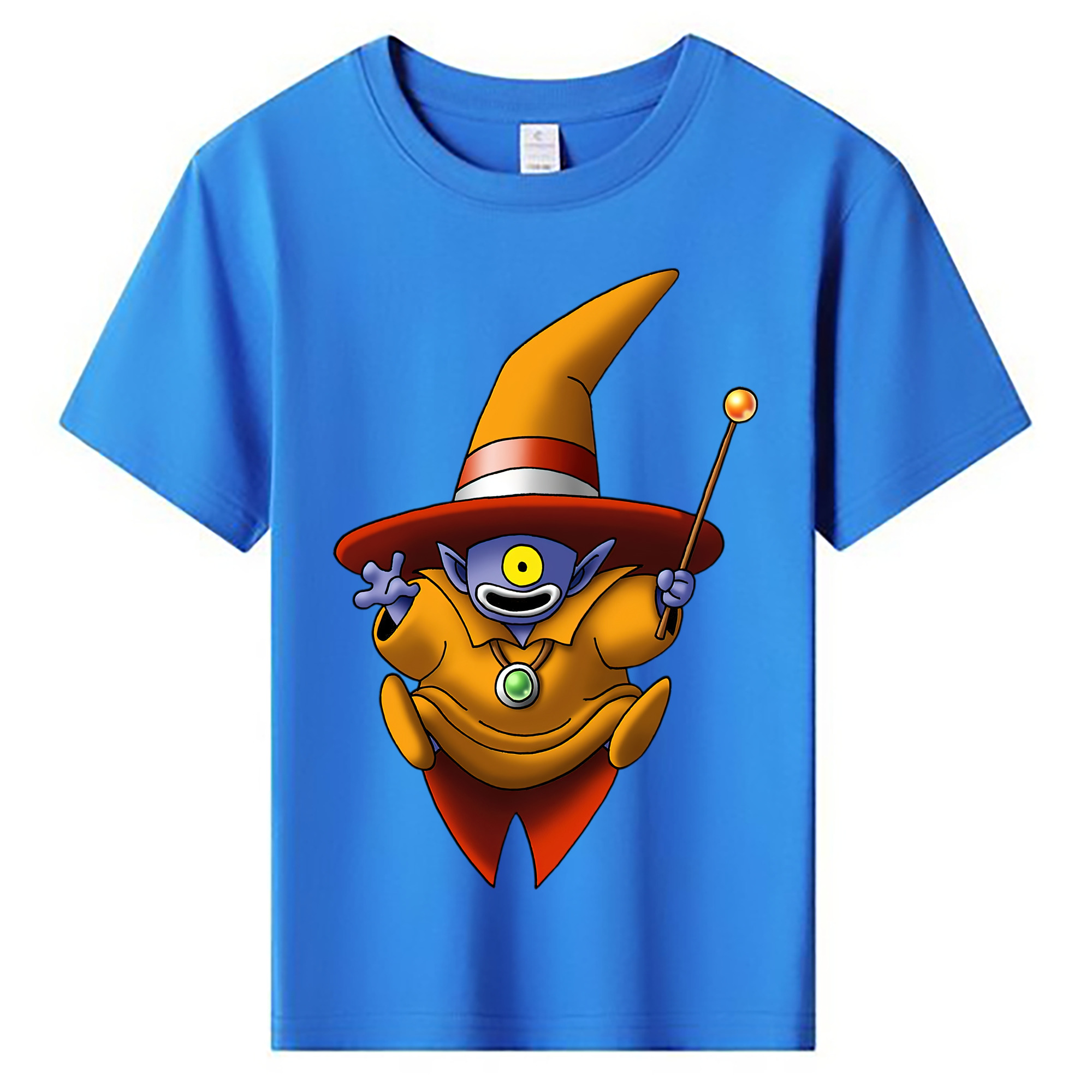 （画像用） ドラゴンクエスト Doragon Kuesuto Dragon Quest 綿100％キッズTシャツ（フロントプリント）
